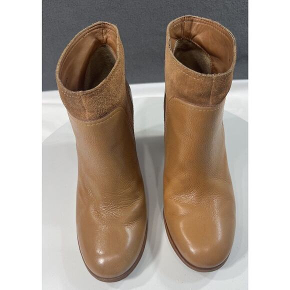 Kate Spade Luckie Ankle Boots Booties Tan Brown Suede Leather Women’s Size 7.5 - Picture 11 of 16